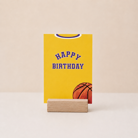 Postkarte - Basketball Lakers