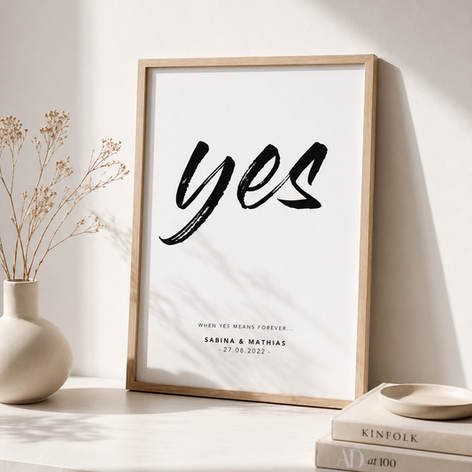 POSTER personalisiert - Yes