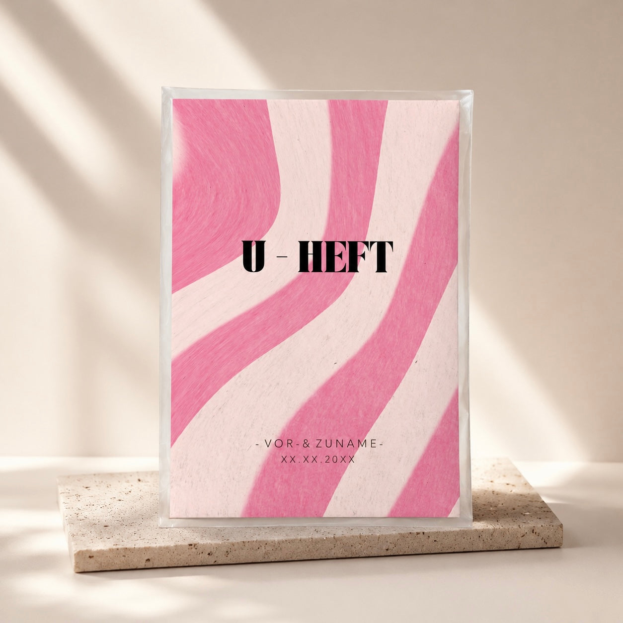 U-Heft & Impfpasshülle - Zebra pink