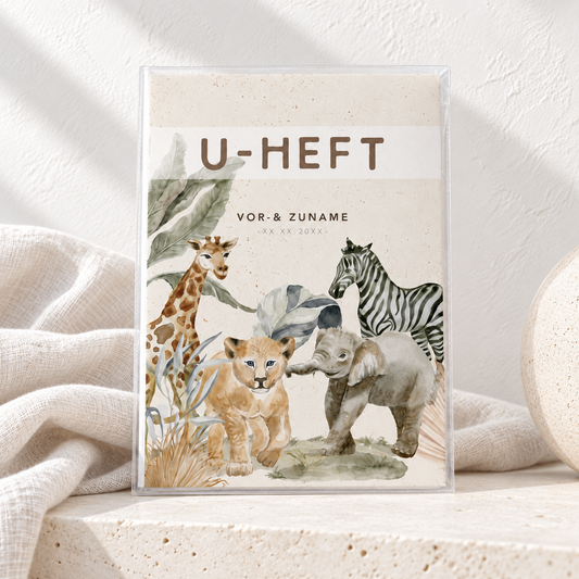 U-Heft & Impfpasshülle - Safari
