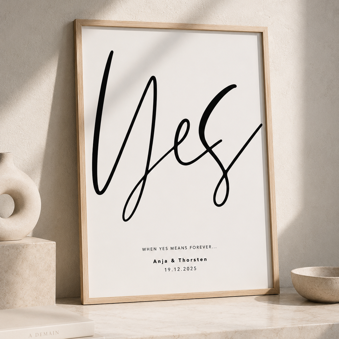 POSTER personalisiert - Yes 2