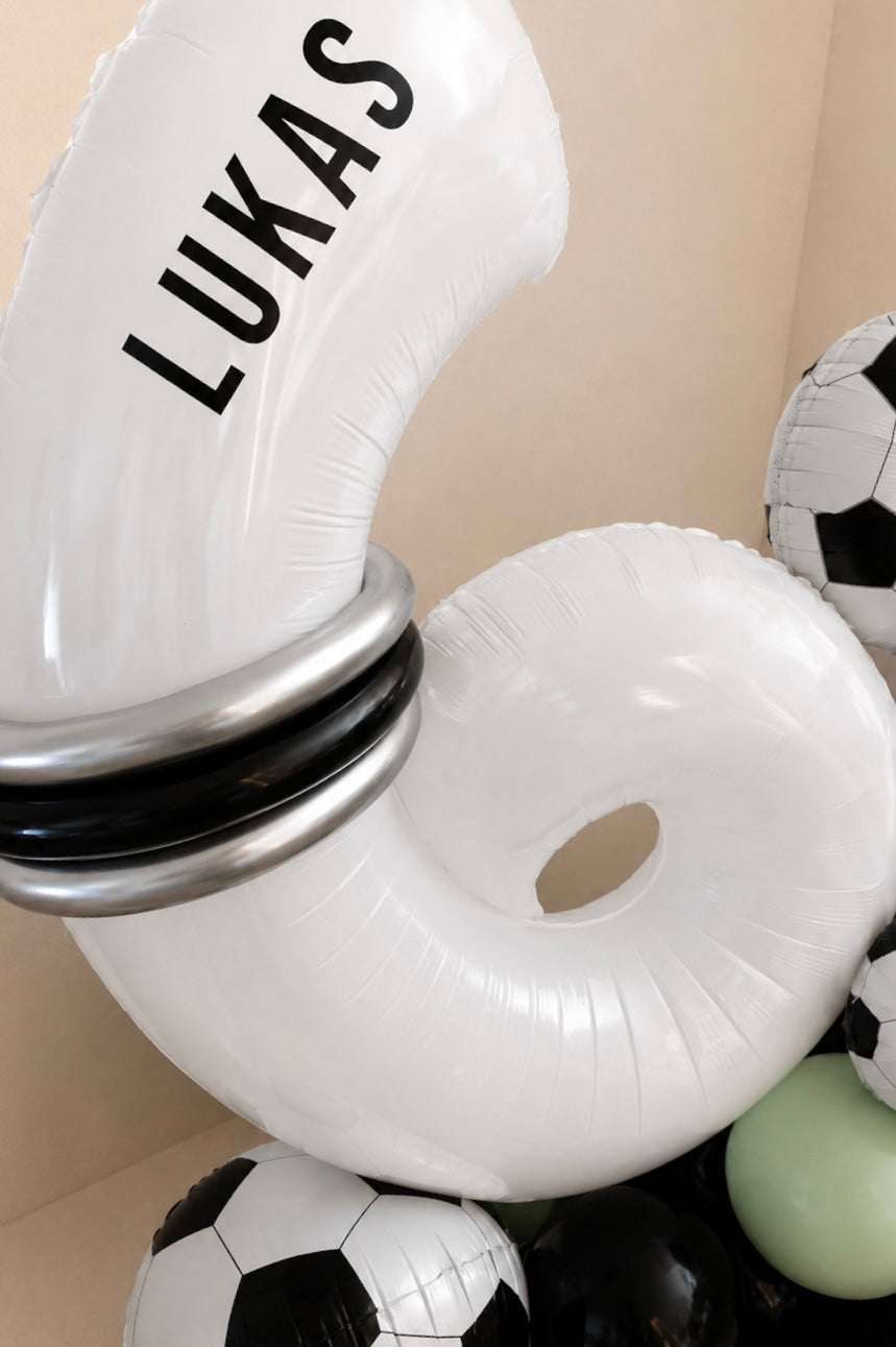 XL Ballon Aufsteller personalisiert - Fussball