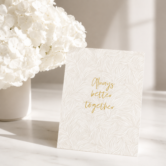 Postkarte - Always better together