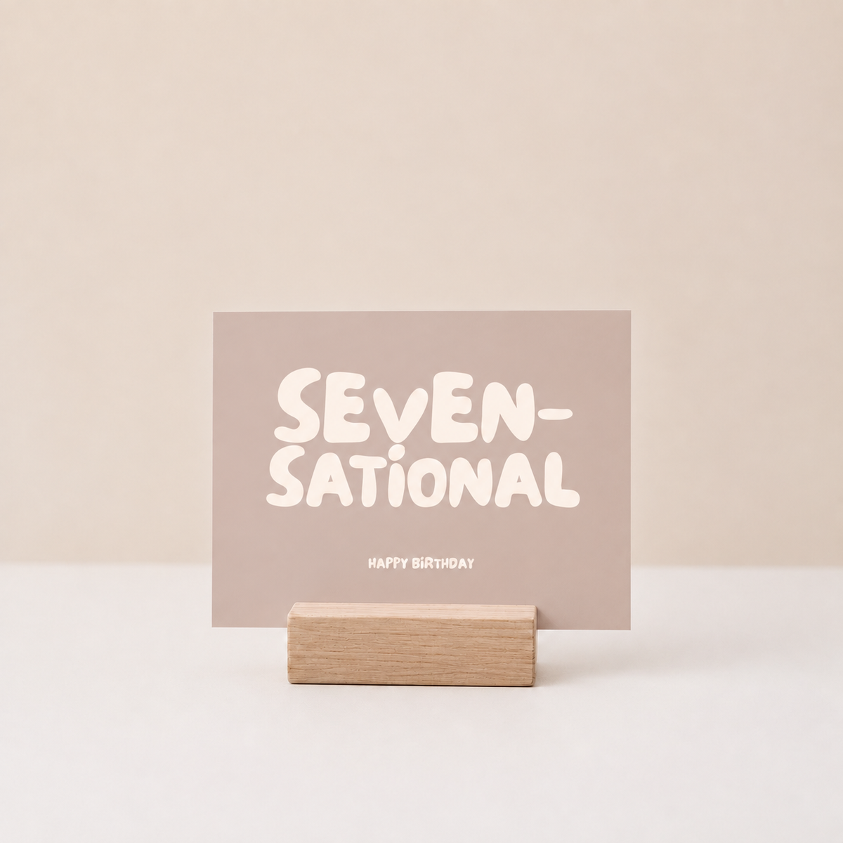 Postkarte - Seven-sational - 7