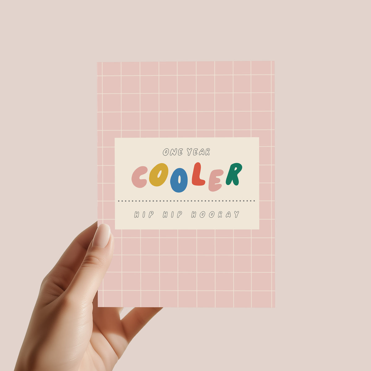 Postkarte - One year cooler