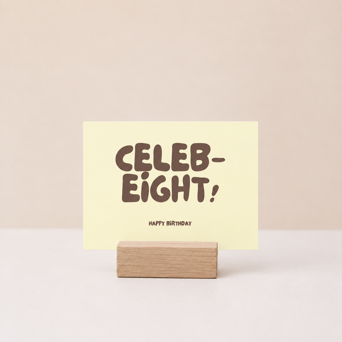 Postkarte - Celeb-eight - 8