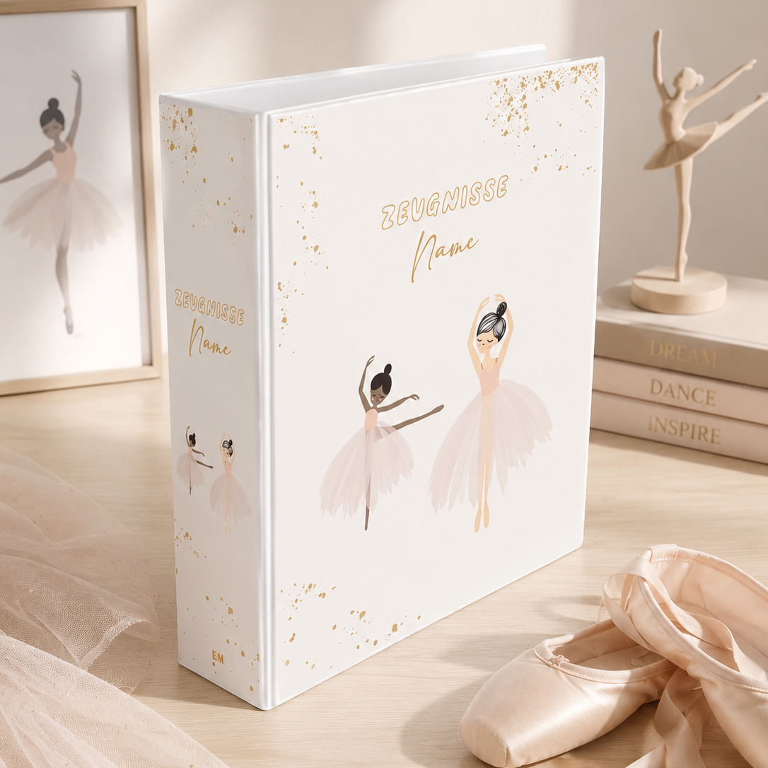 ORDNER - Ballerina personalisiert