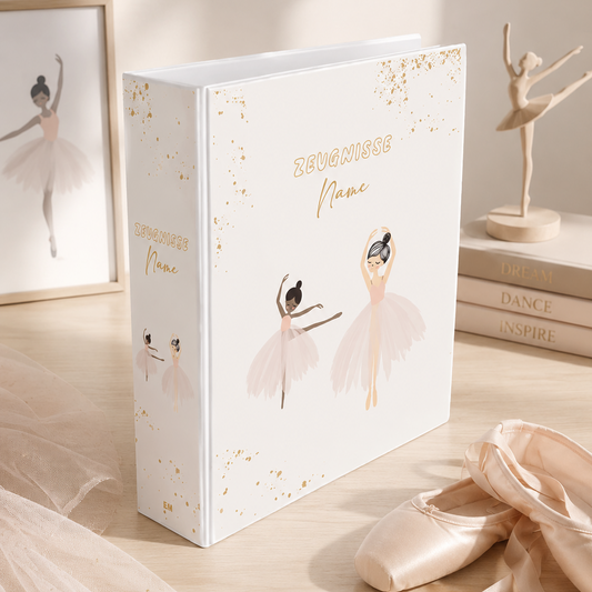 ORDNER - Ballerina personalisiert