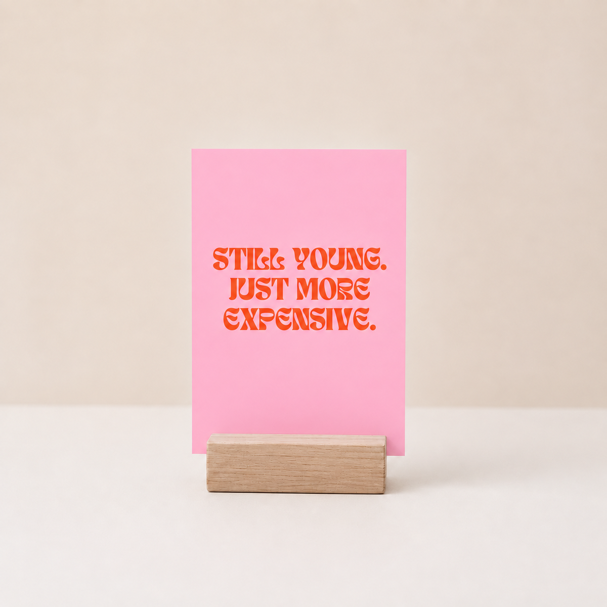 Postkarte - Still young