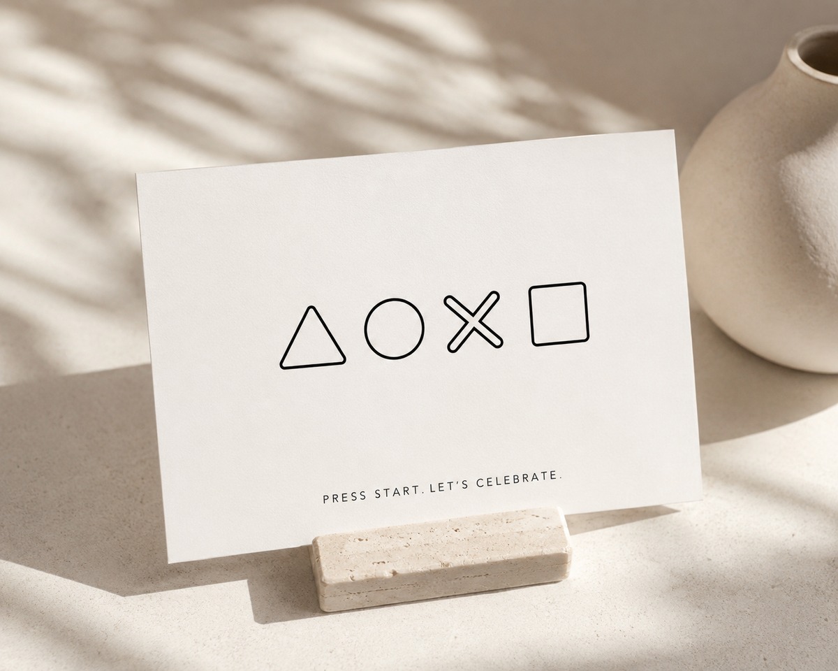 Postkarte - Gaming