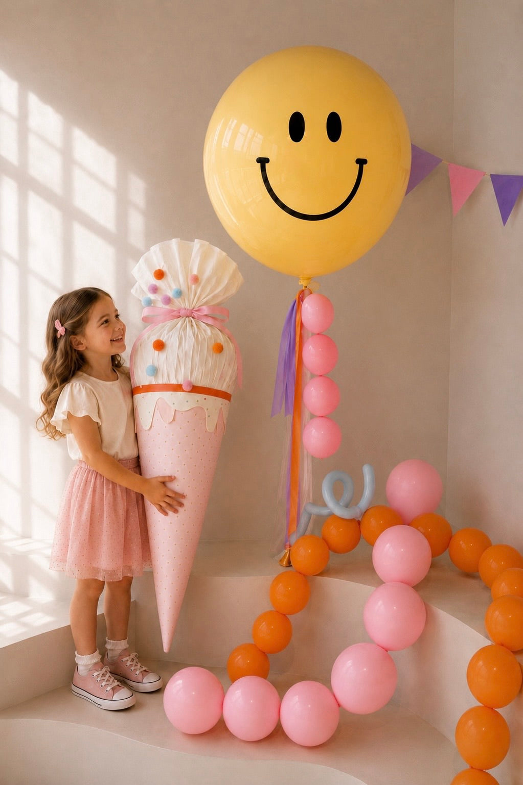 XL Ballon - Gelb Smiley