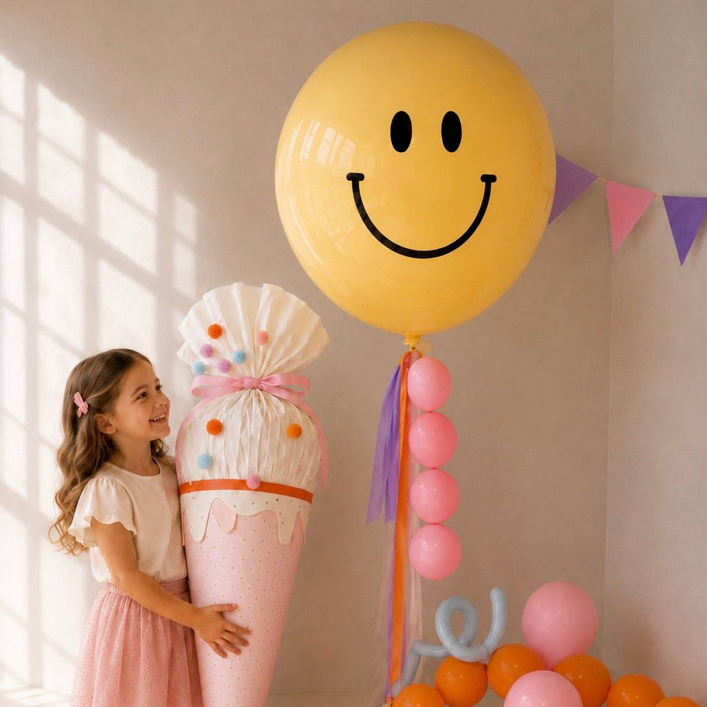 XL Ballon - Gelb Smiley