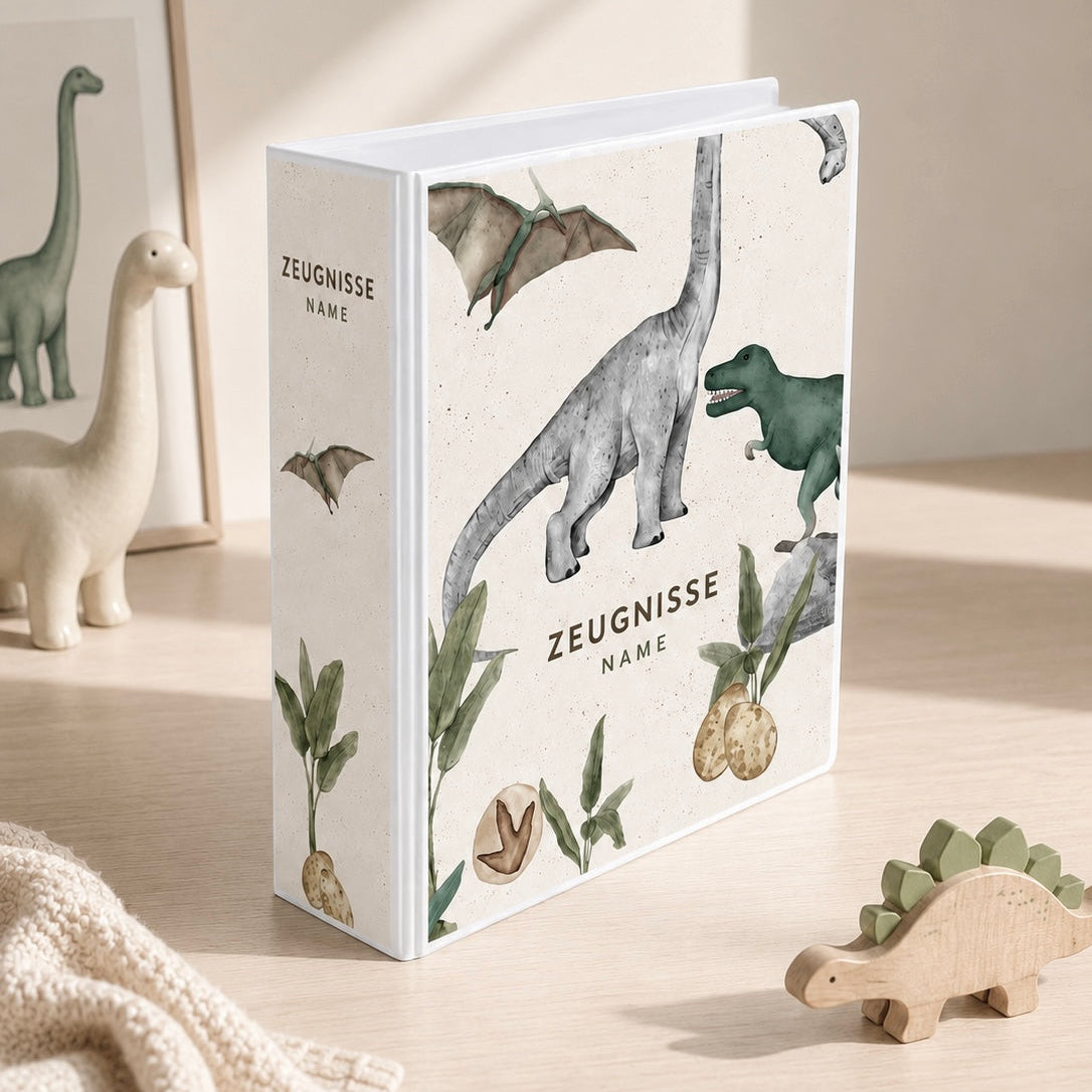 ORDNER - Dinosaurier personalisiert