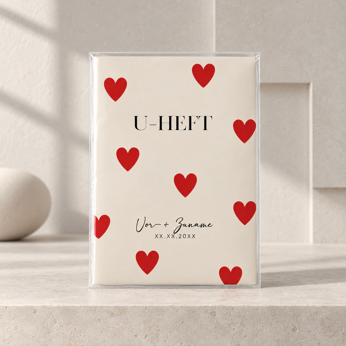 U-Heft & Impfpasshülle - Love