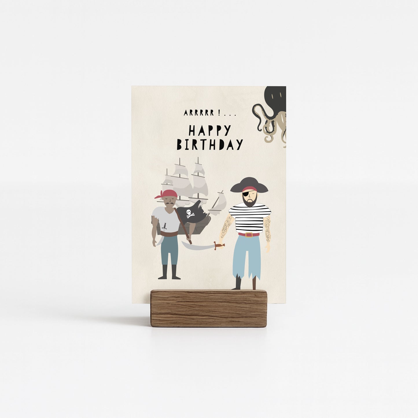 Postkarte - Piraten