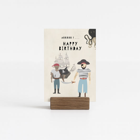 Postkarte - Piraten