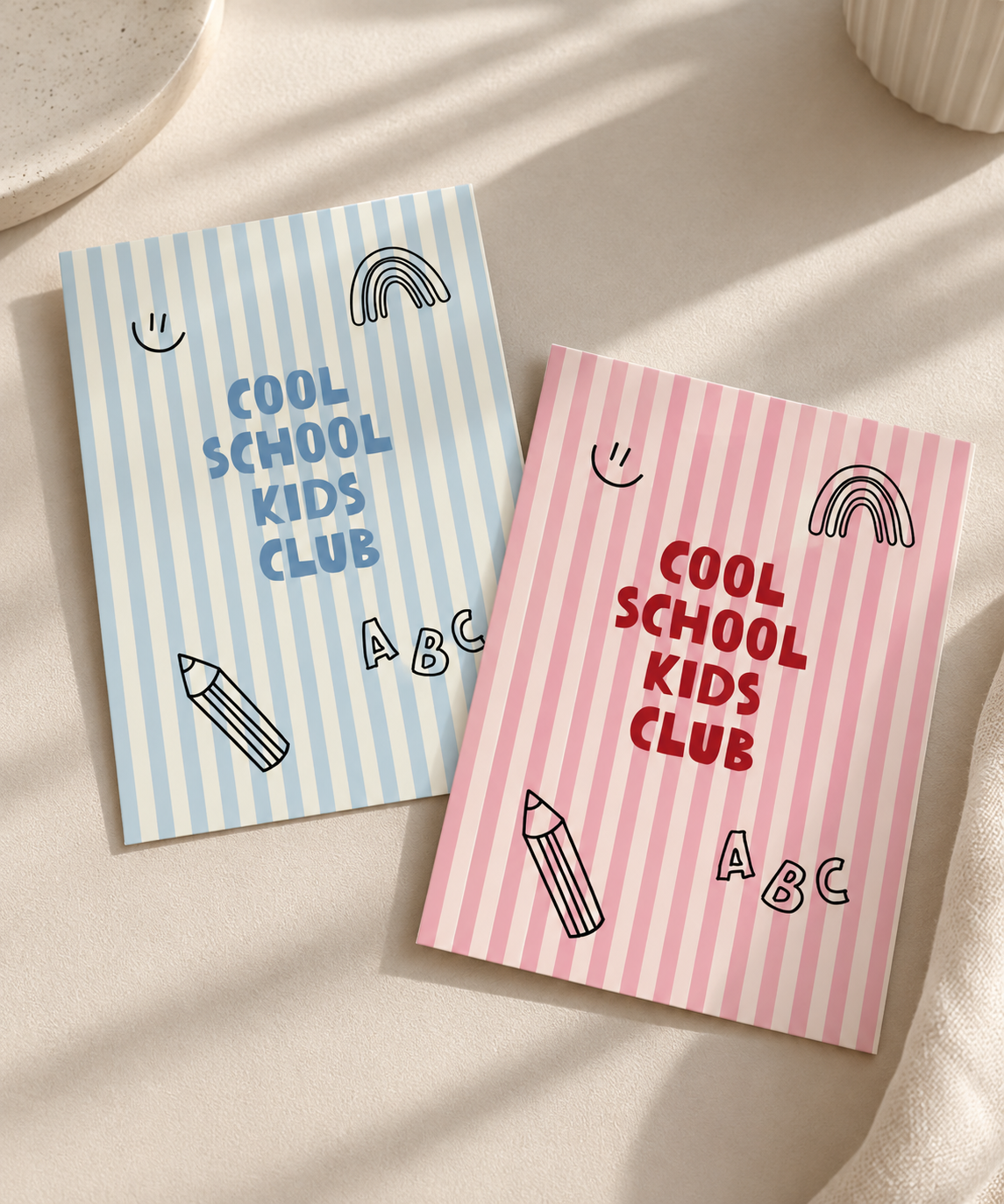 Postkarte - Cool School