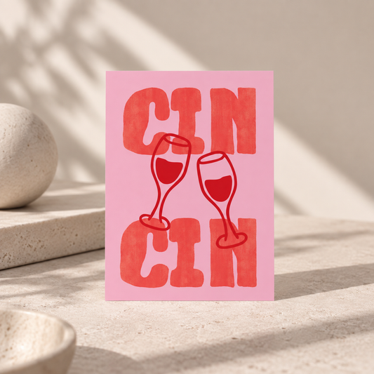 Postkarte - Cin Cin