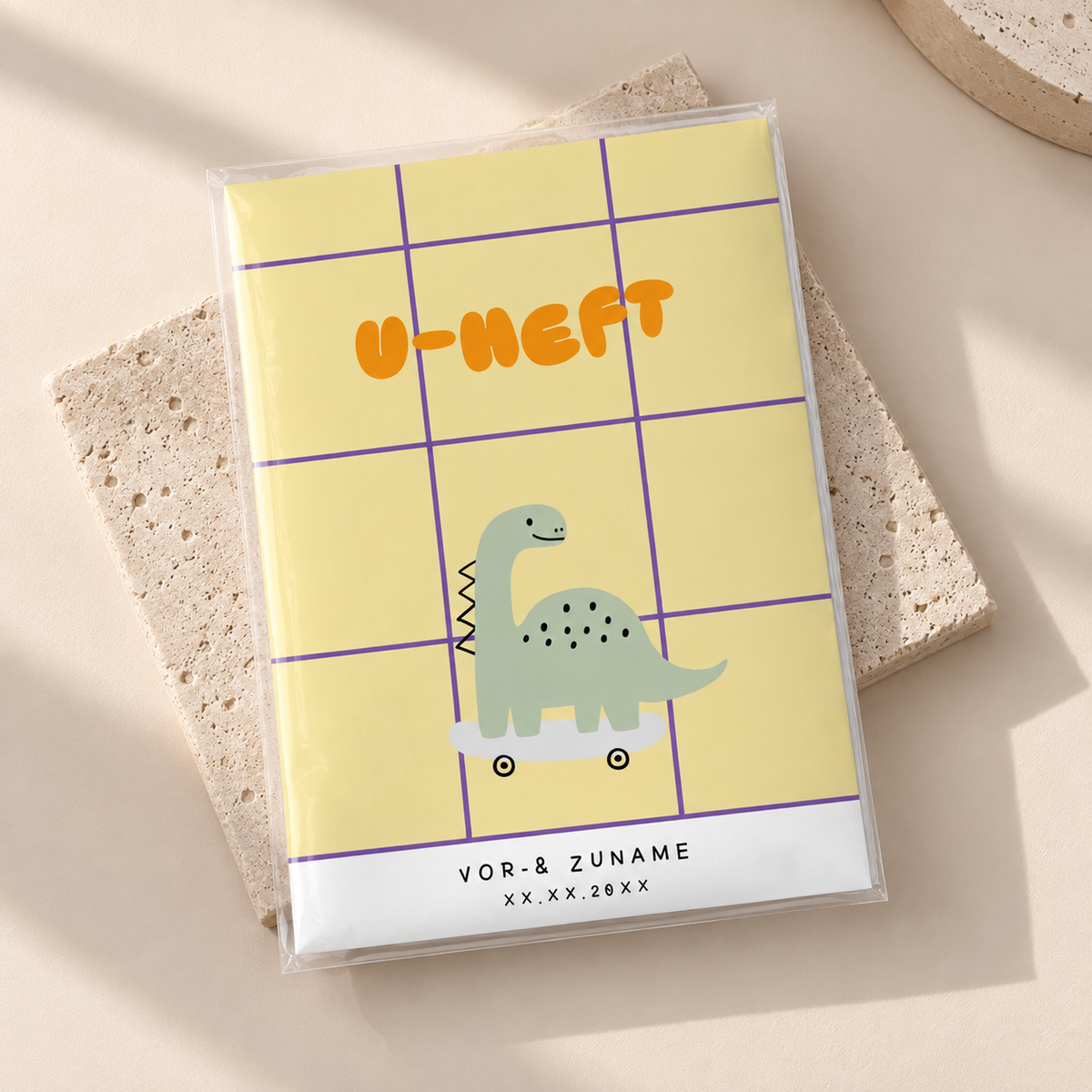 U-Heft & Impfpasshülle - Dino