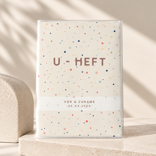 U-Heft & Impfpasshülle - Streusel Konfetti bunt