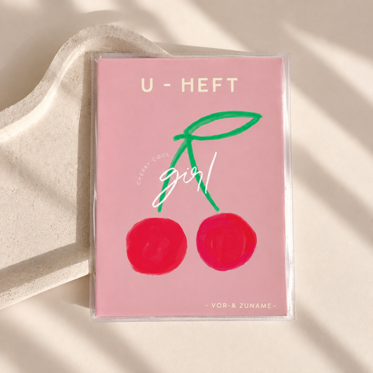 U-Heft & Impfpasshülle - Kirschen 2