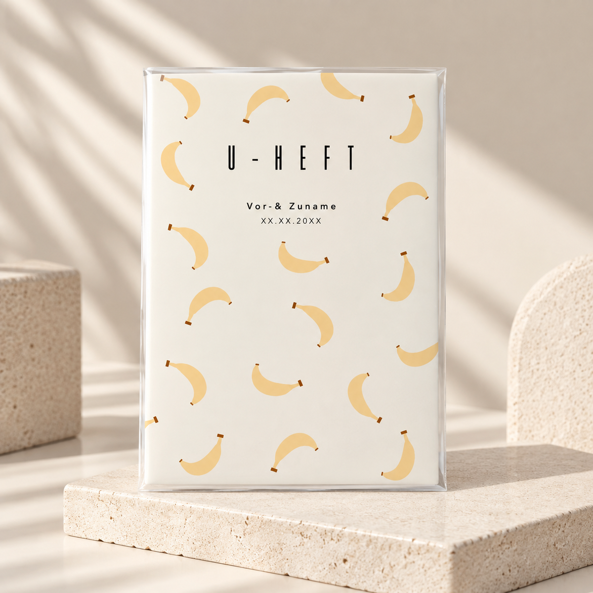 U-Heft & Impfpasshülle - Bananen