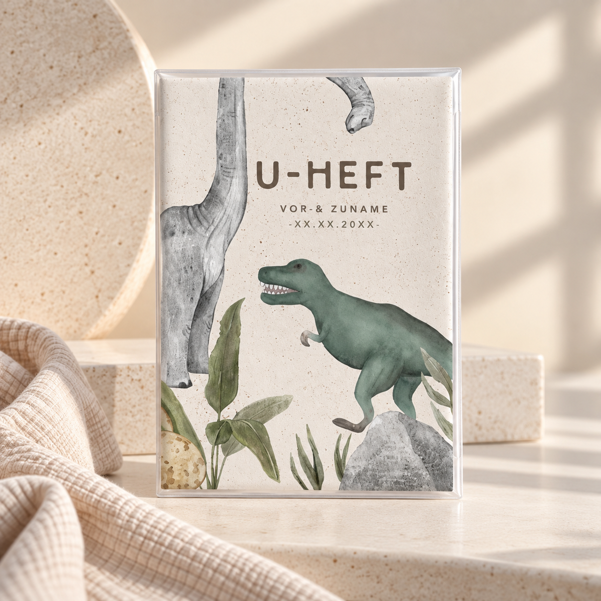 U-Heft & Impfpasshülle - Dinosaurier
