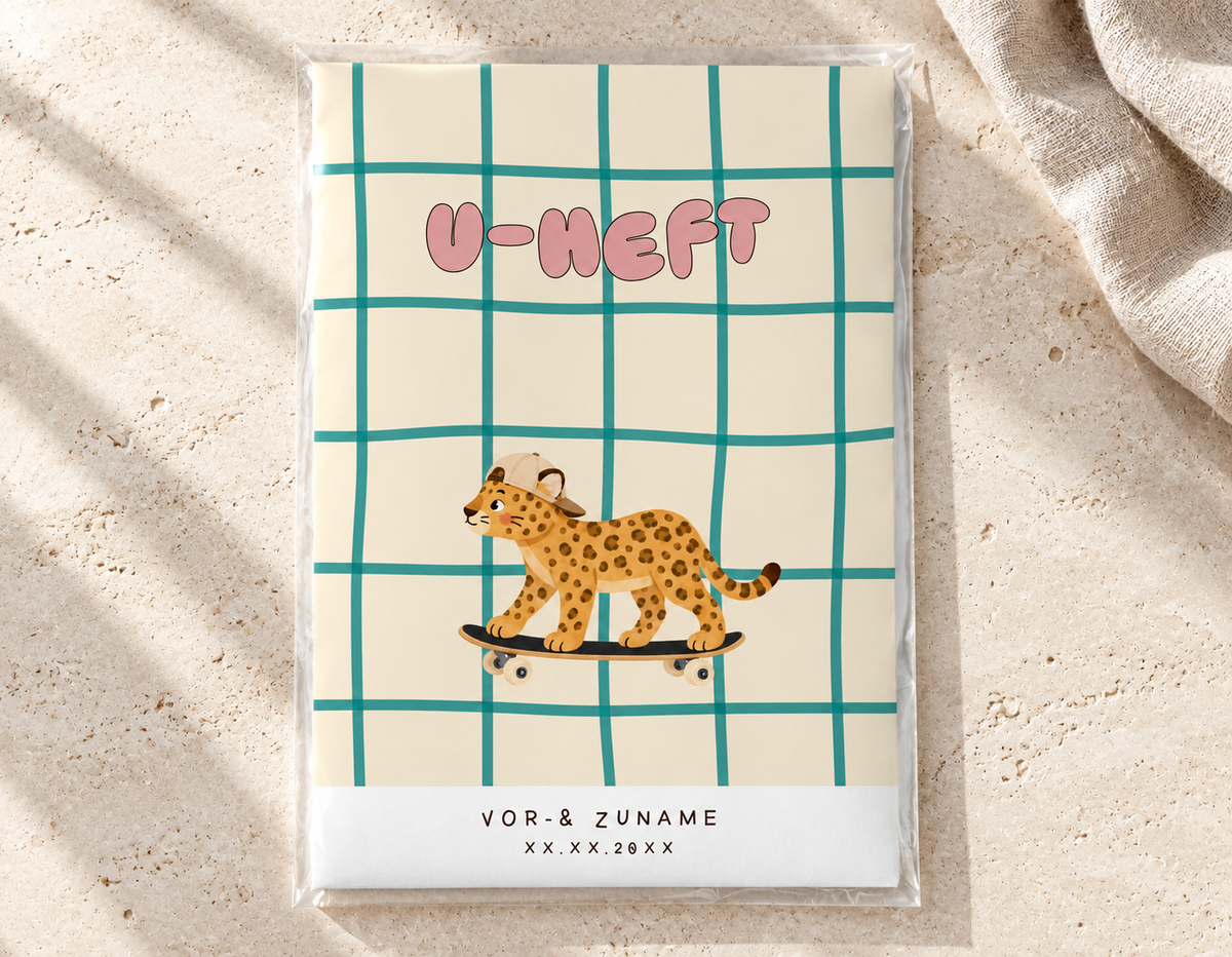 U-Heft & Impfpasshülle - Leopard