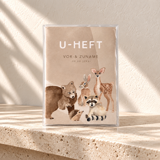 U-Heft & Impfpasshülle - Waldtiere