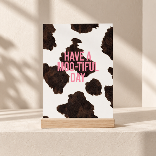 Postkarte - Moo-tiful day