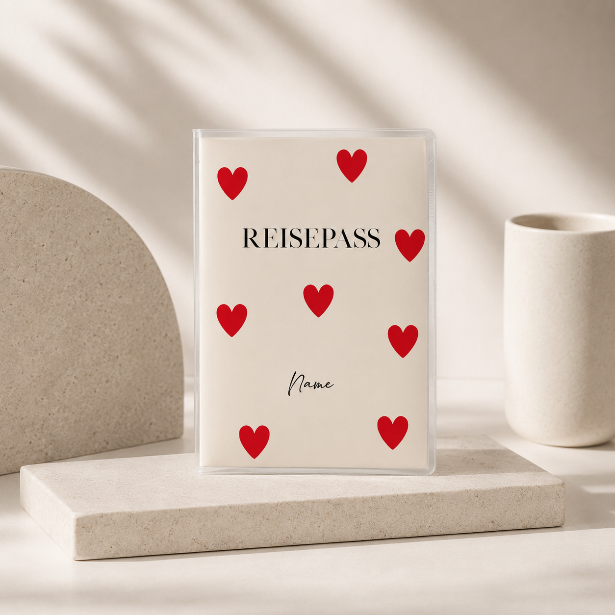 Reisepasshülle - Love personalisiert