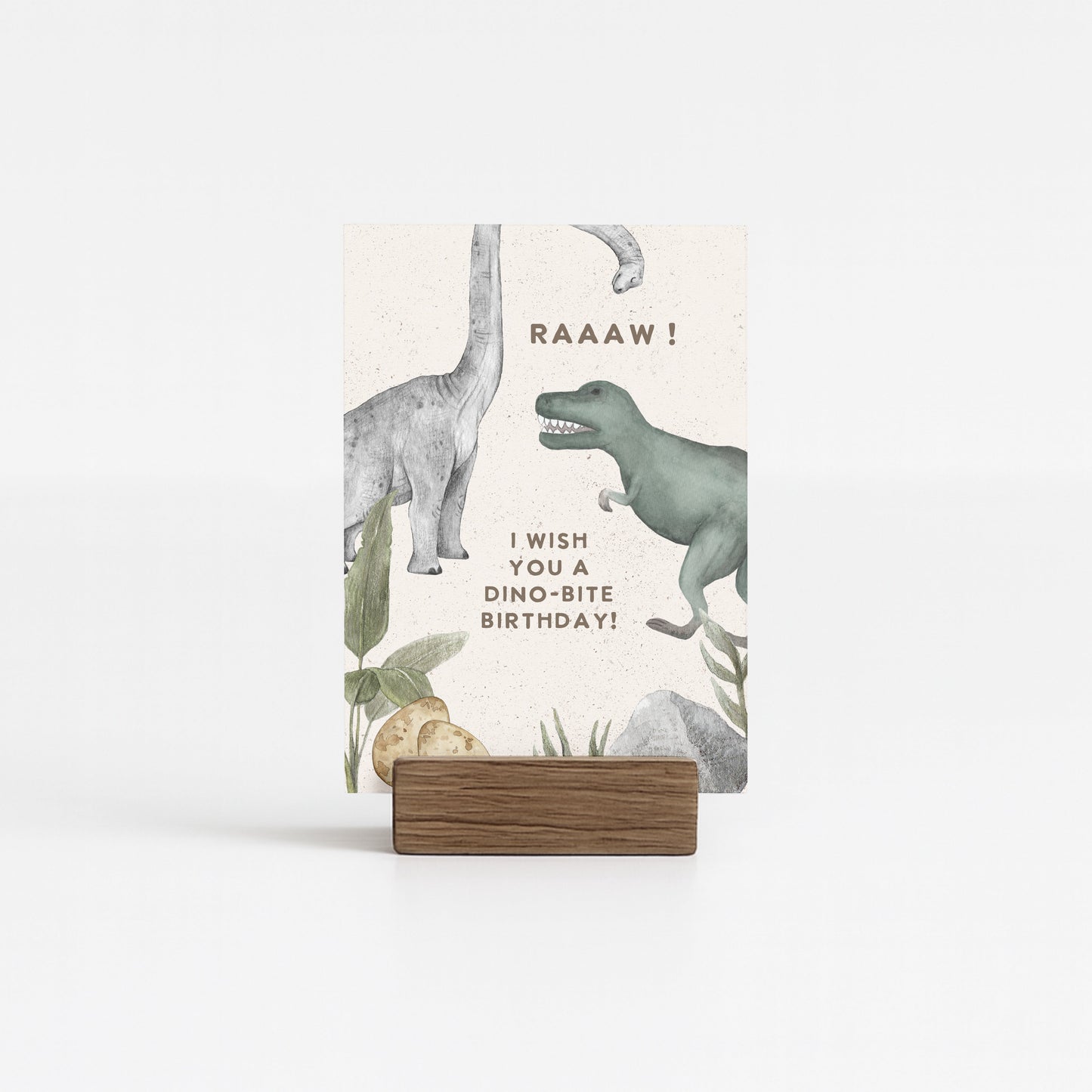 Postkarte - Dinosaurier