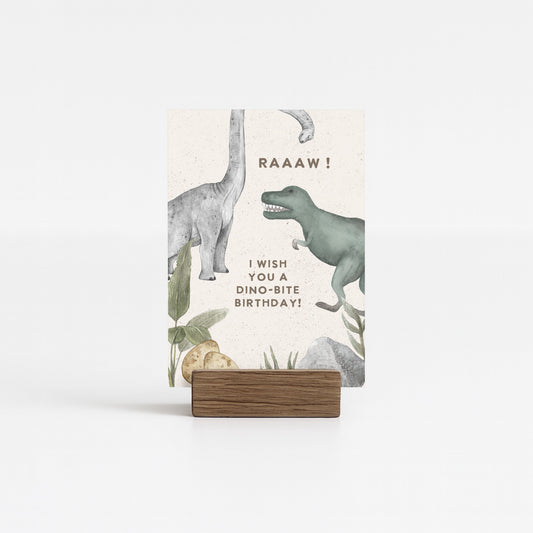 Postkarte - Dinosaurier