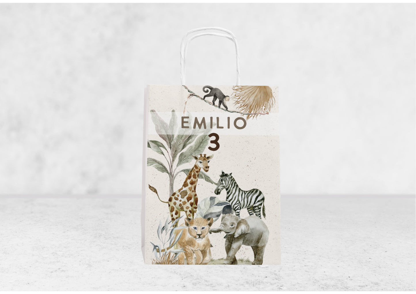 Geschenktüte - Safari