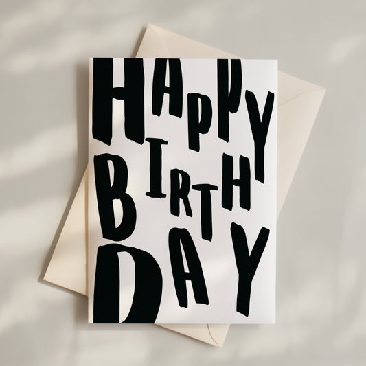 Postkarte - Happy Birthday