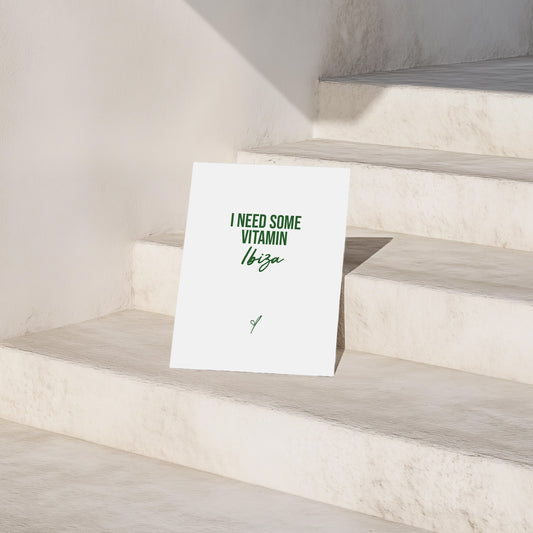 Postkarte - Vitamin Ibiza