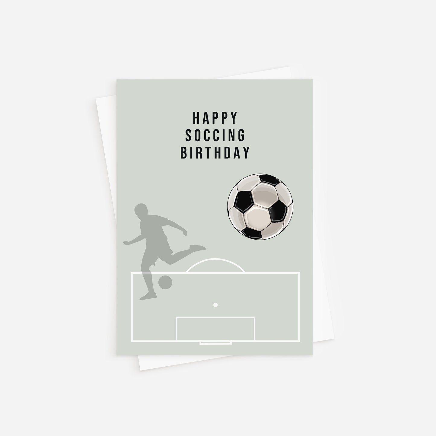 Postkarte - Fussball