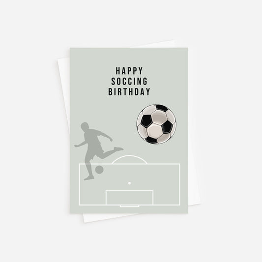 Postkarte - Fussball