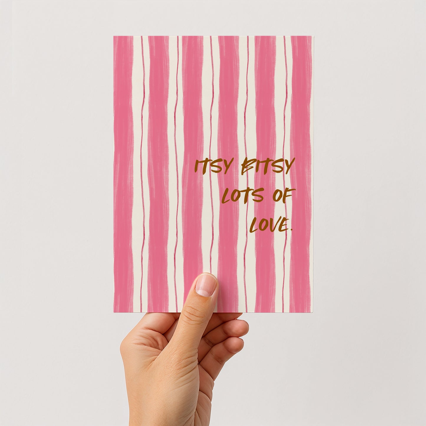 Postkarte - Itsy bitsy