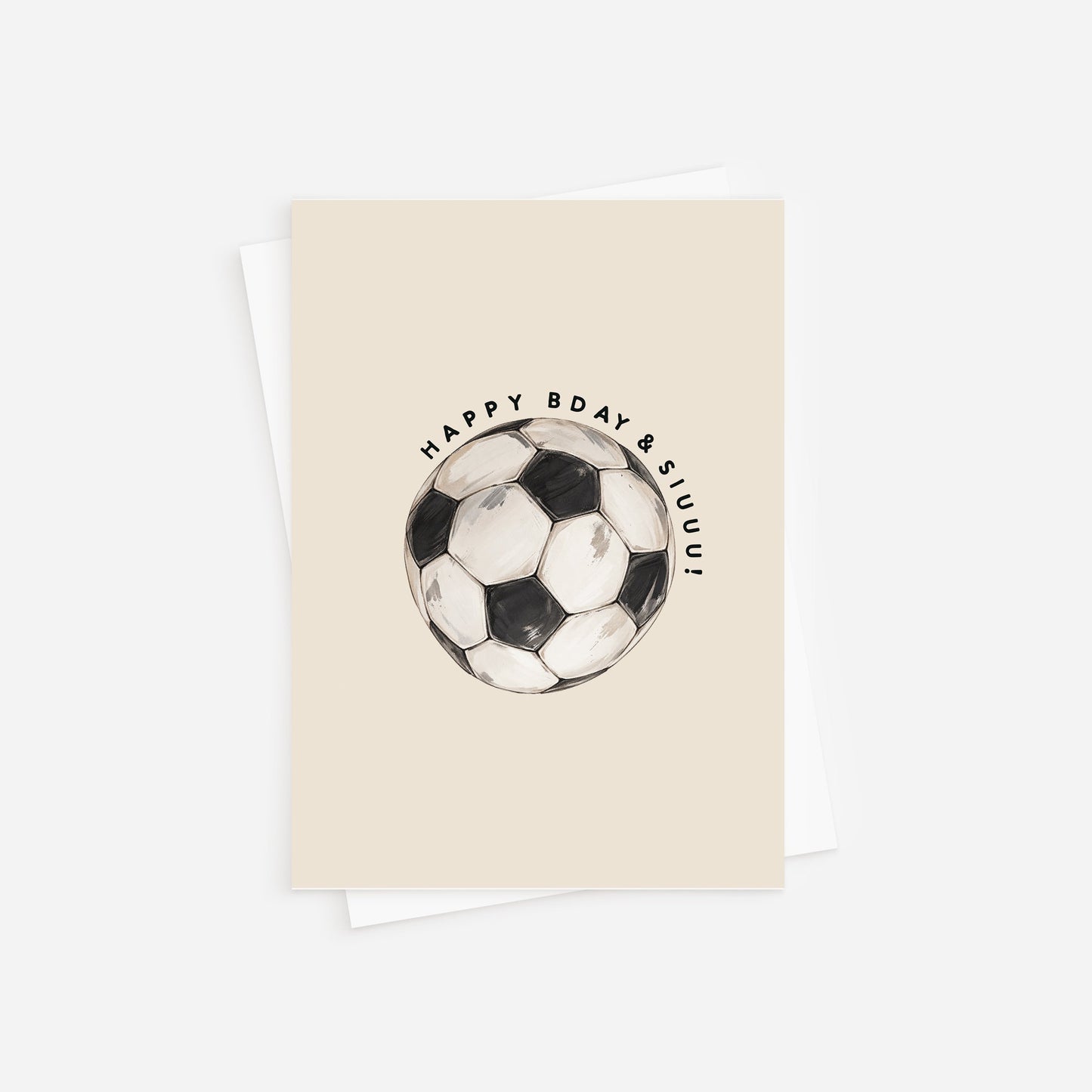 Postkarte - Fussball