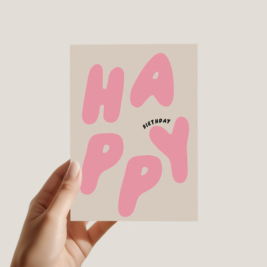 Postkarte - Happy Birthday