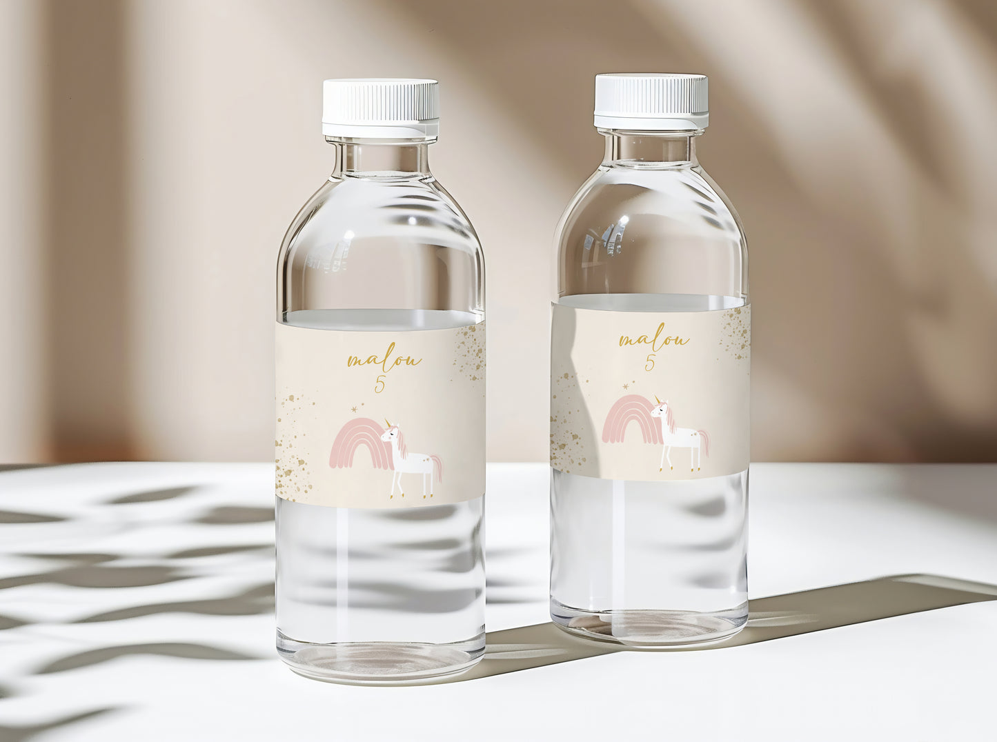 Flaschen Labels - Einhorn