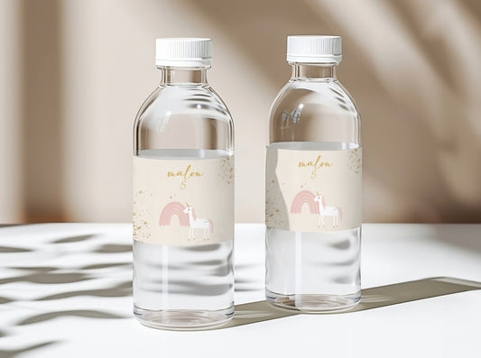 Flaschen Labels - Einhorn