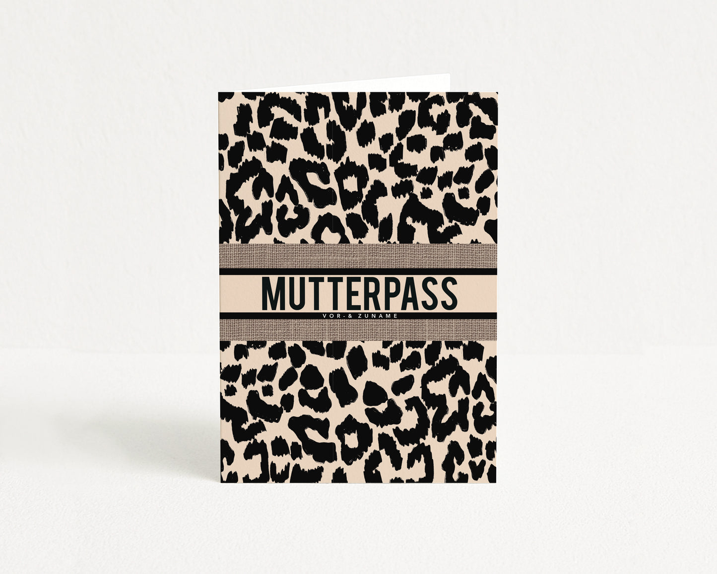 MUTTERPASSHÜLLE - Luxury Leo personalisiert