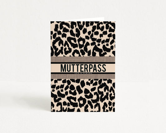 MUTTERPASSHÜLLE - Luxury Leo personalisiert