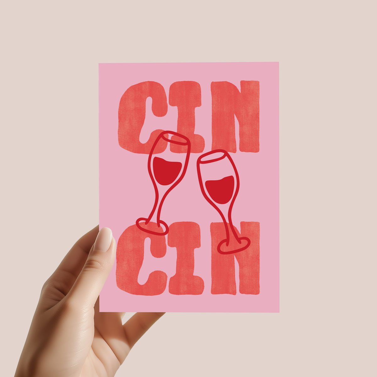 Postkarte - Cin Cin