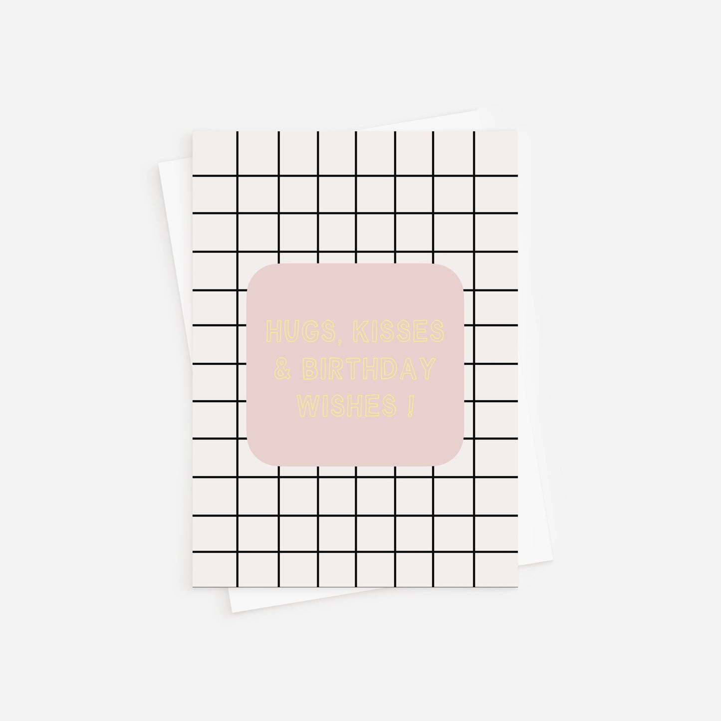 Postkarte - Hugs & Kisses