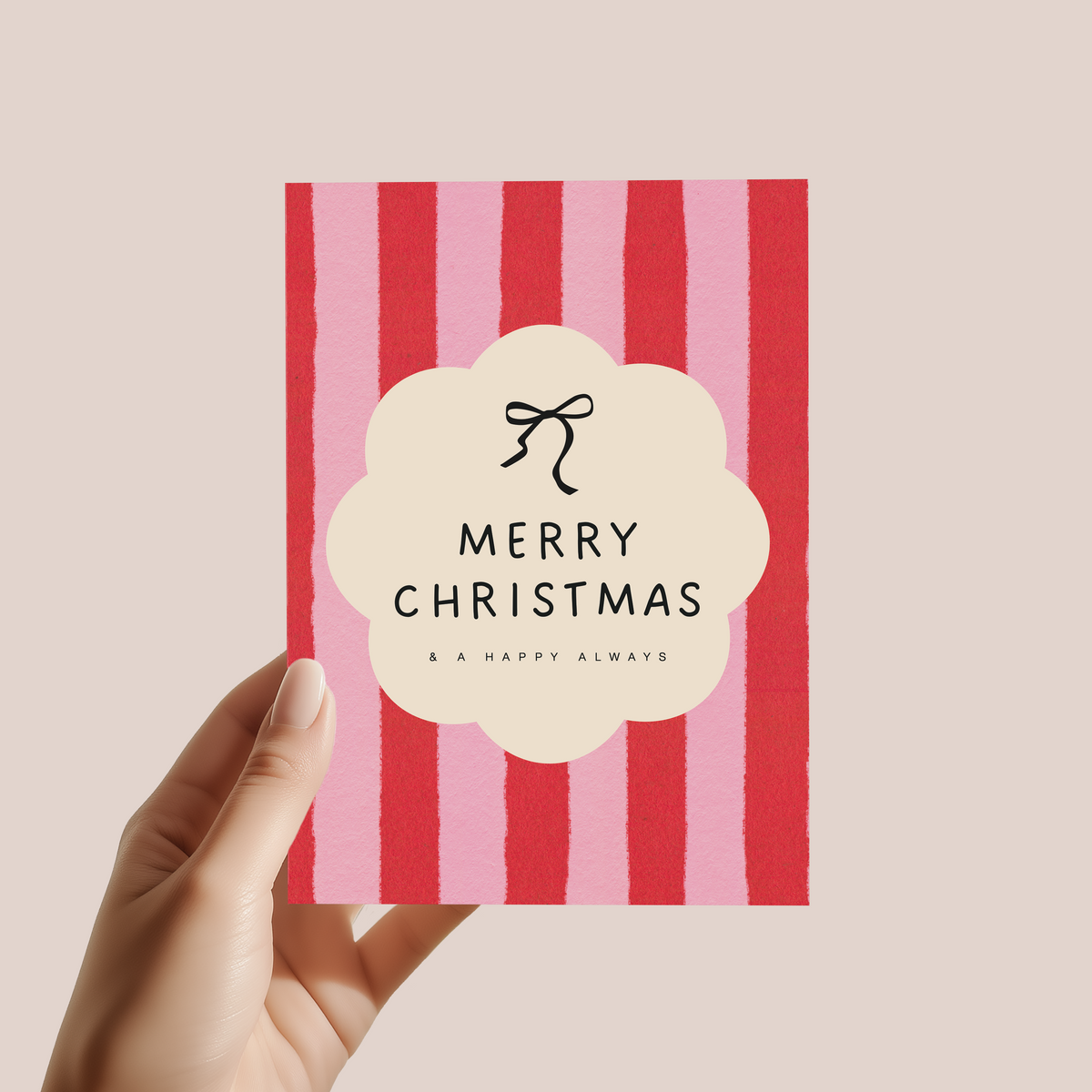 Postkarte - Merry Christmas