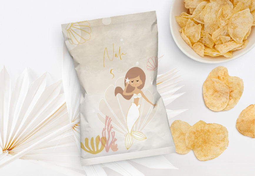Chips Tüten - Meerjungfrau
