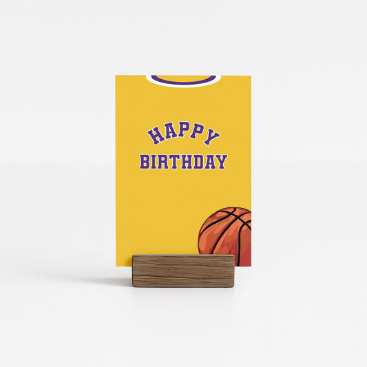 Postkarte - Basketball Lakers